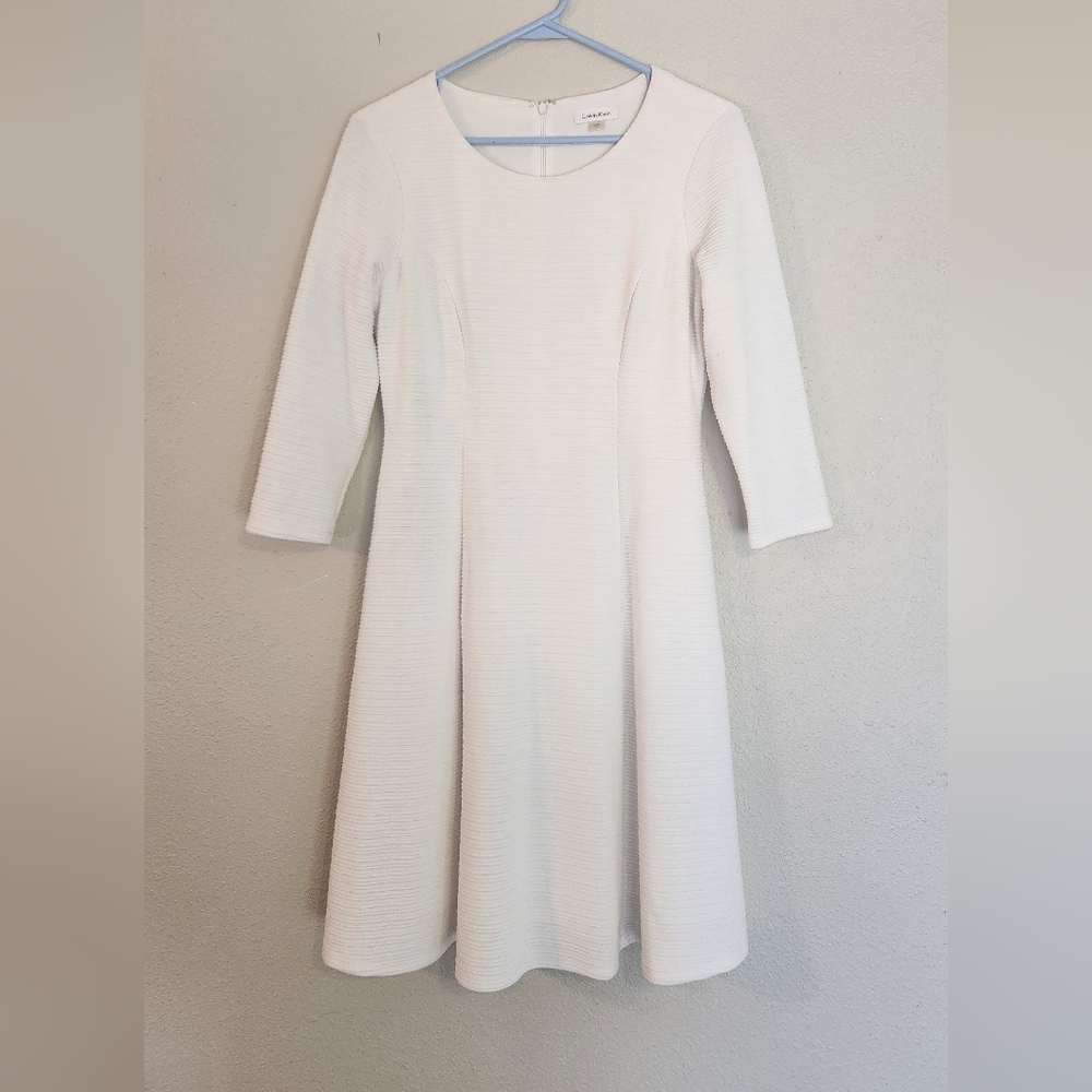 White Calvin Klein Dress Size 6